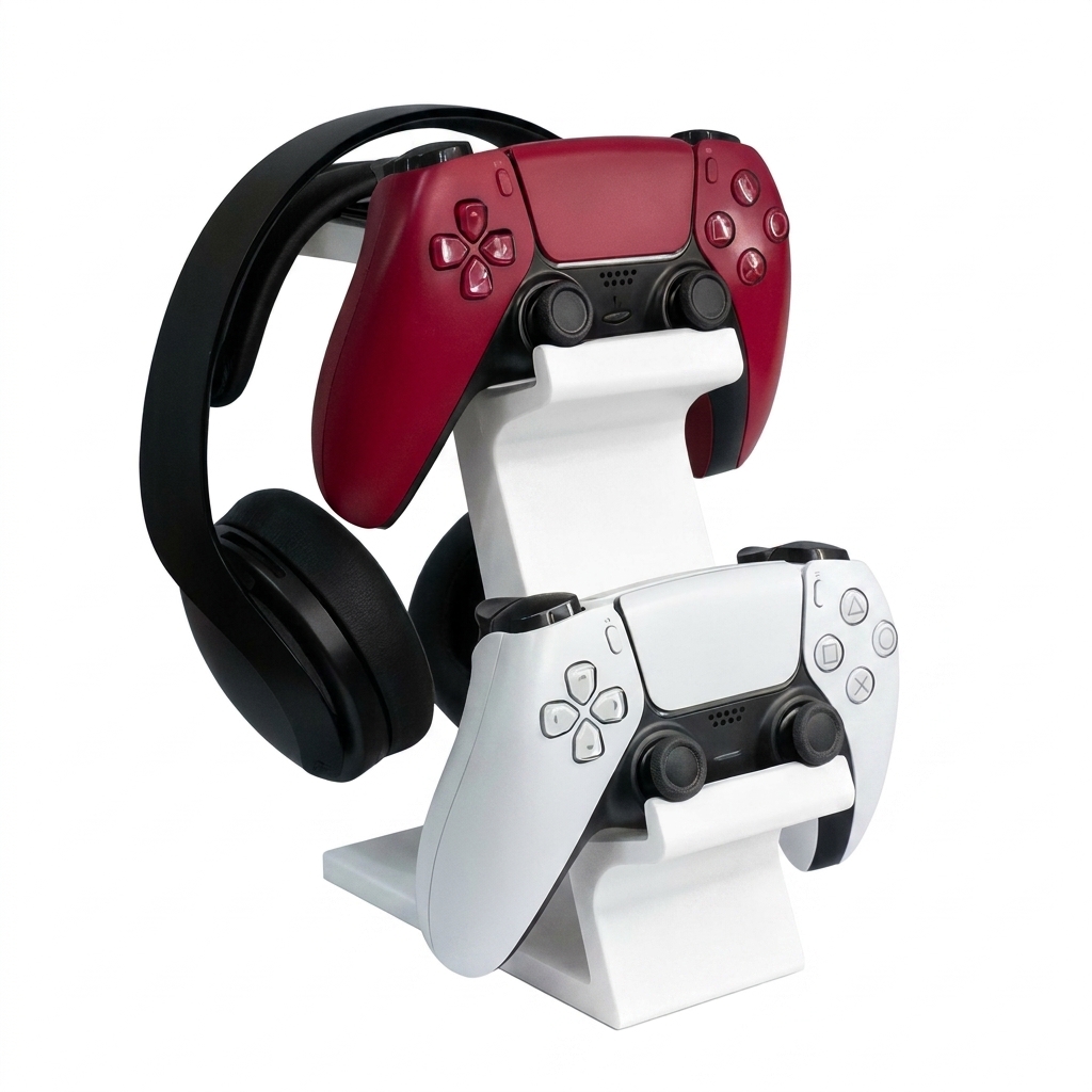 3D Printed Game Controller Hea - Headphone Stand Desk 评论和价格
