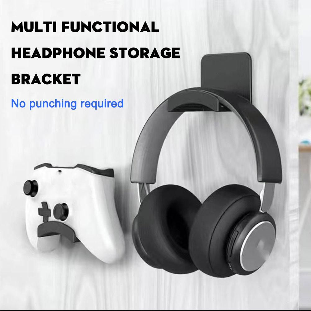 2Pcs Universal Plastic Wall Mo - Headphone Stand Desk 评论和价格
