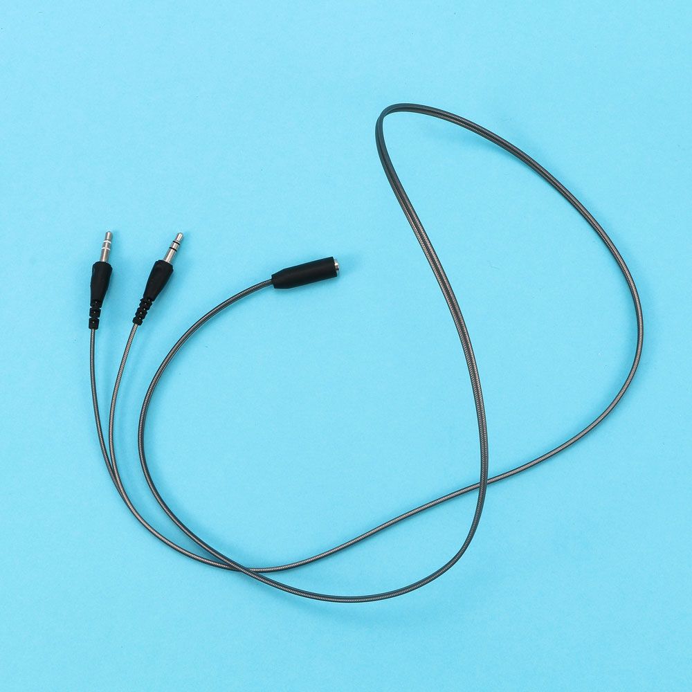 1M 3.5MM Female To 2 Male PC A - Earphone Splitter Jack 评论和价格