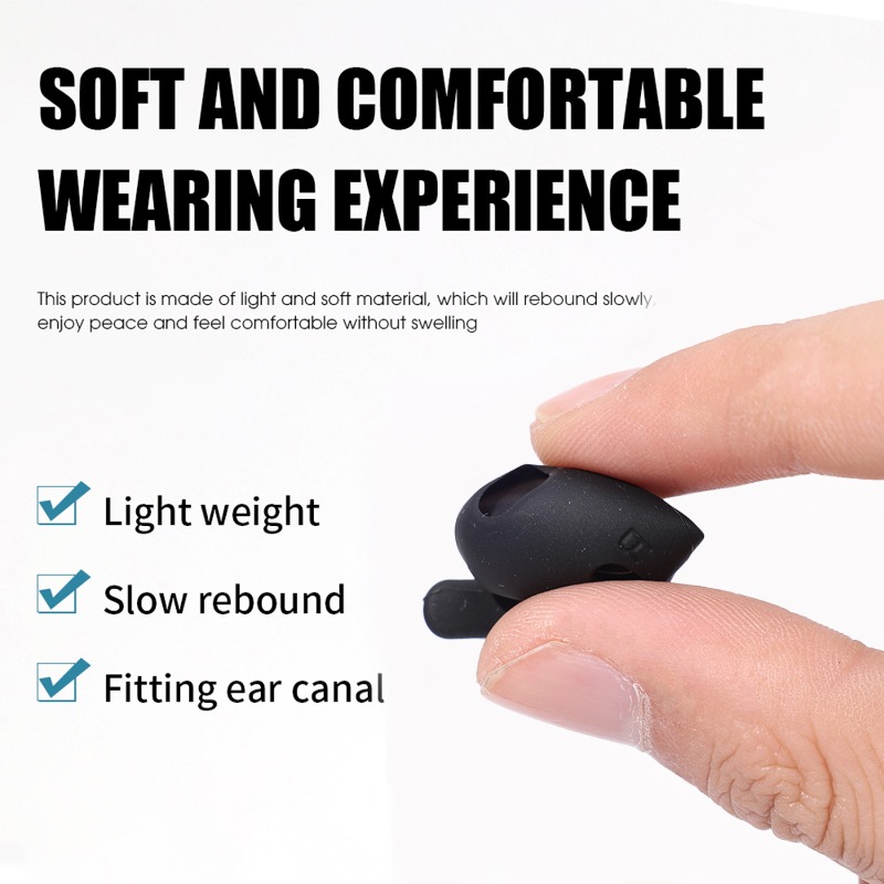 1-10Pairs Replacement Silicone - Silicone Ear Tip Replacement 评论和价格
