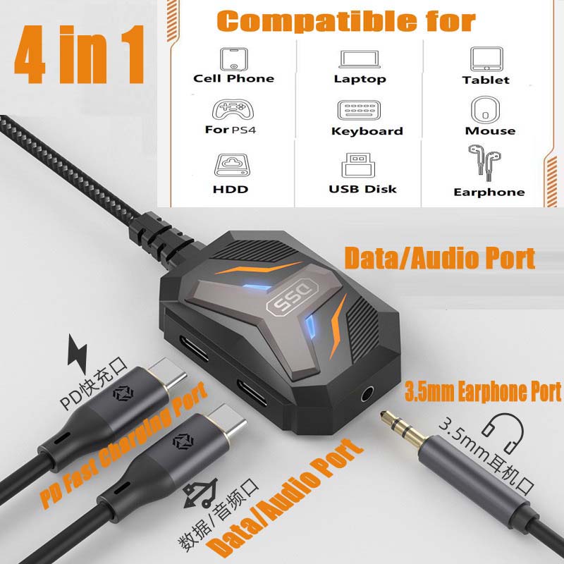 Type C Splitter USB C to 3.5mm - Cable Extension 3.5 评论和价格