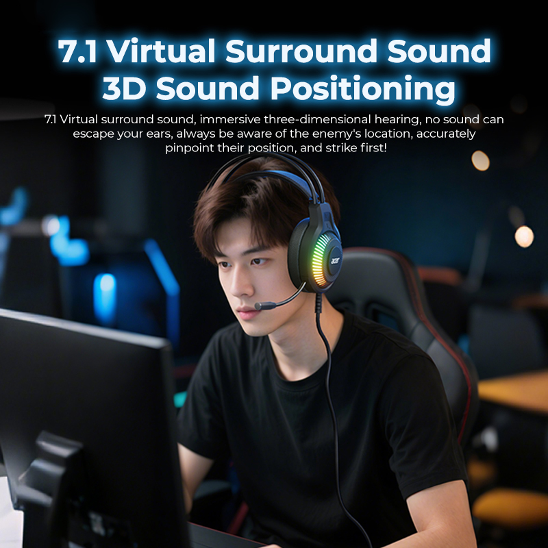 RGB Cool Lighting Wired Earpho - Gaming Headset Rgb 评论和价格
