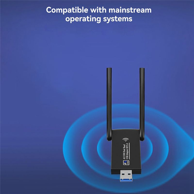 N34R-1300Mbps USB 3.0 Wifi Blu - Bluetooth Adapter Receiver 评论和价格