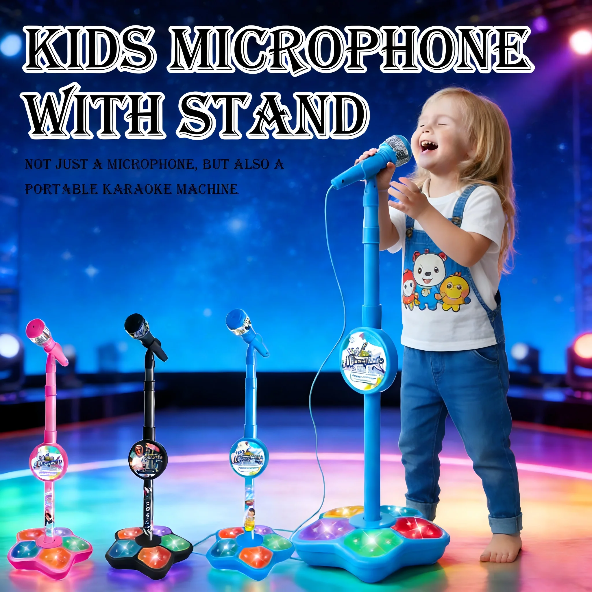 Karaoke Microphone with Stand, - Shure Mic Sm58 评论和价格